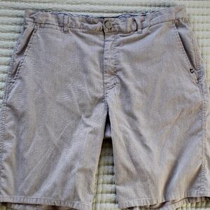 Vintage Gray Flat Front Soft Chino Shorts